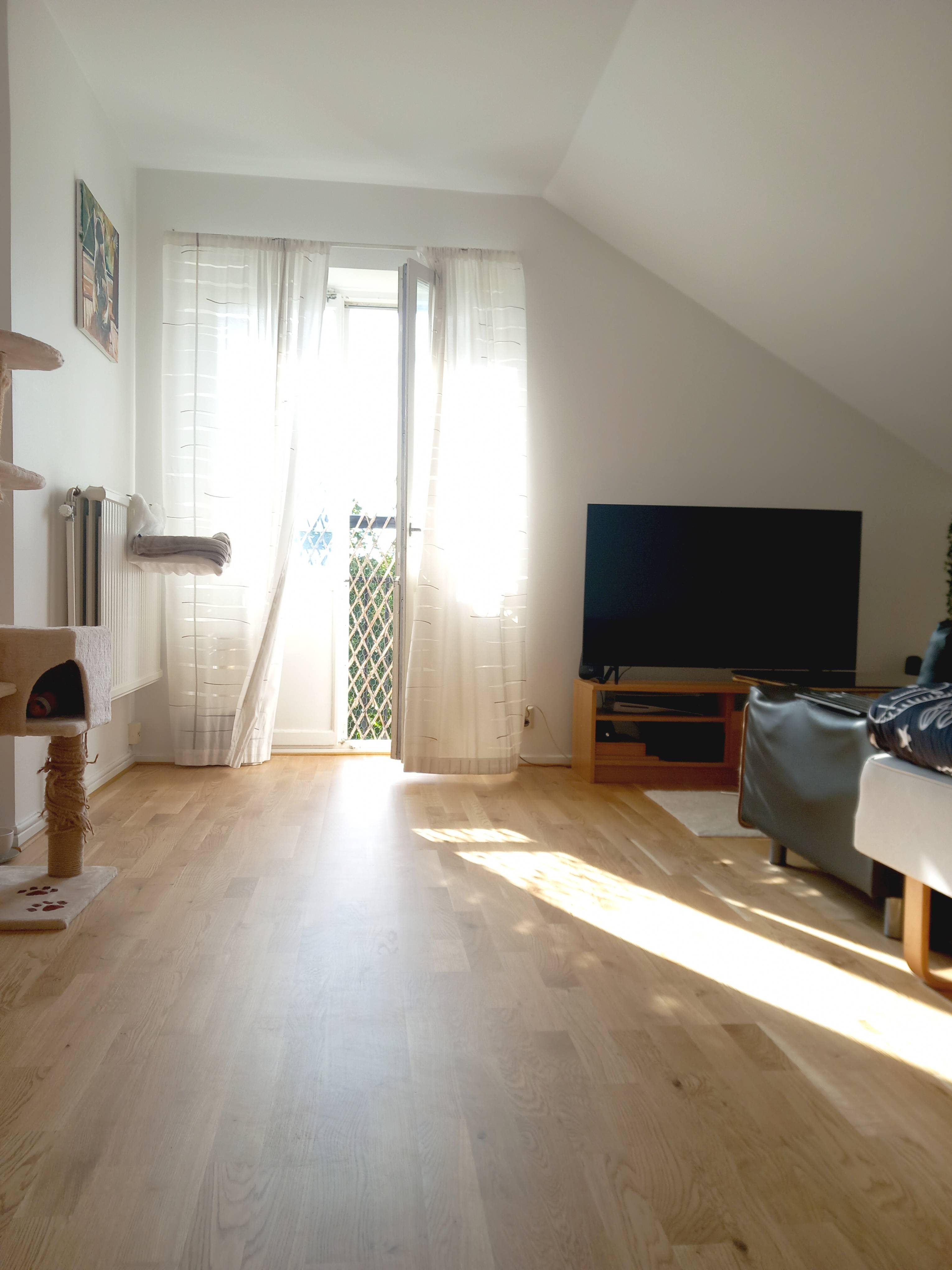 Ljus etta uthyres i andrahand med fransk balkong i Ekostaden Augustenborg