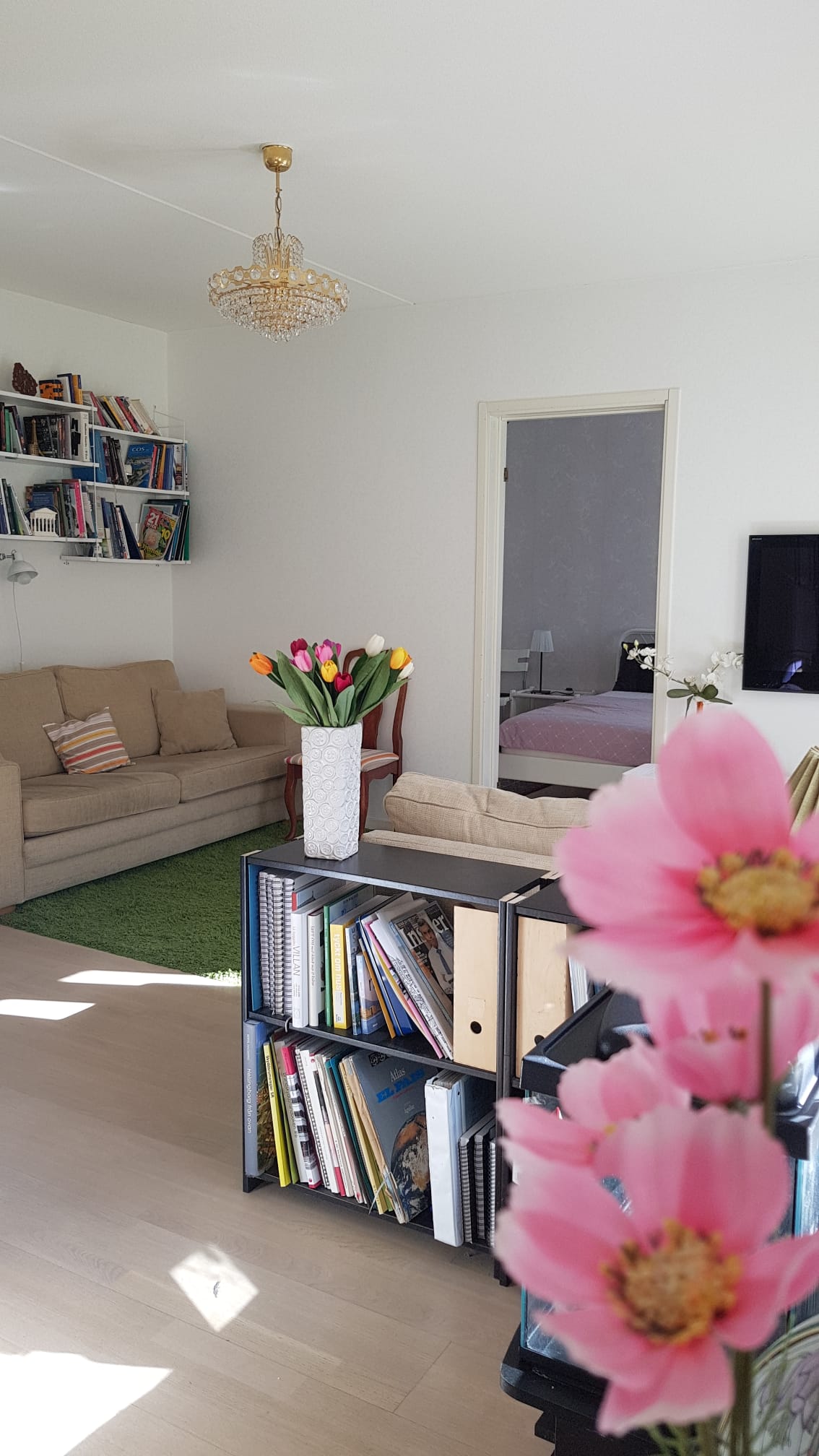 Rymlig 2:a med mycket ljus i markplan